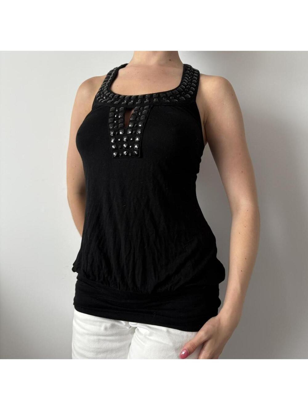 Guess Women's Black Beaded Cami